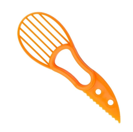 3-in-1 Avocado Slicer – Cut, Pit & Slice Safely in Seconds