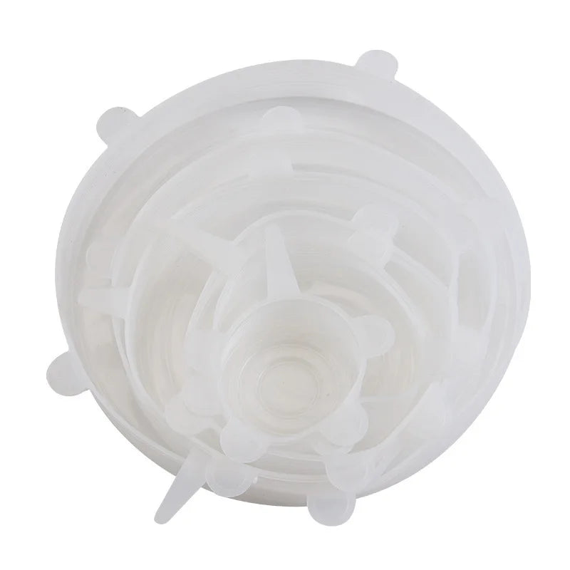 12-Piece Reusable Silicone Stretch Lid Set – Airtight, Eco-Friendly Food Covers