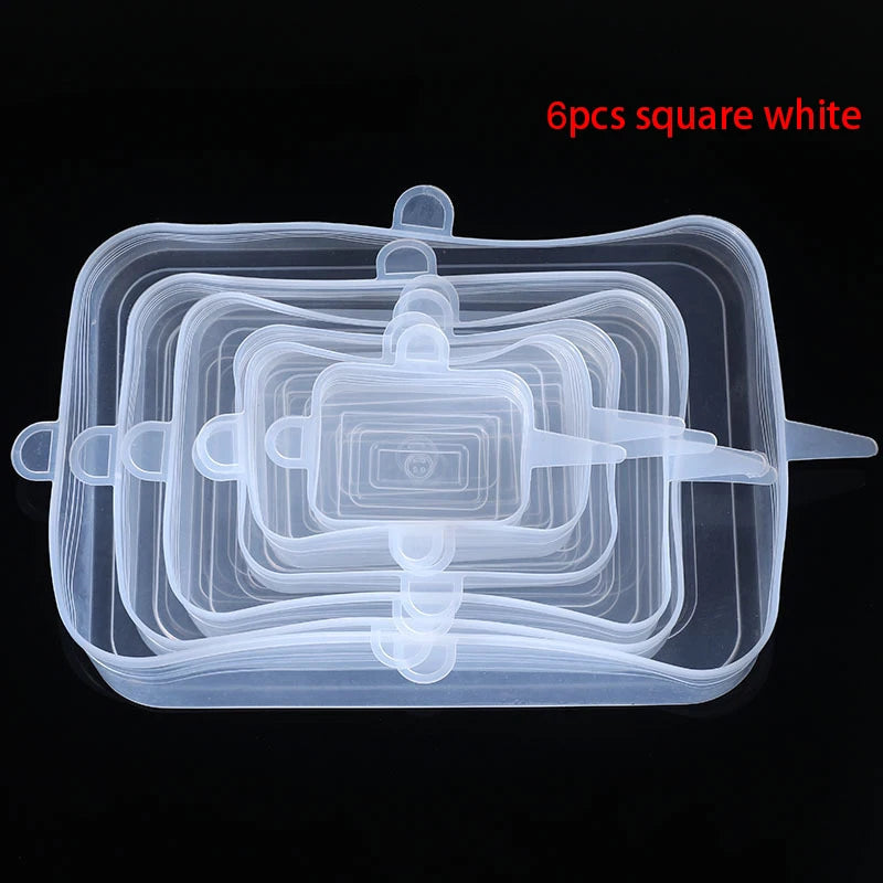 12-Piece Reusable Silicone Stretch Lid Set – Airtight, Eco-Friendly Food Covers