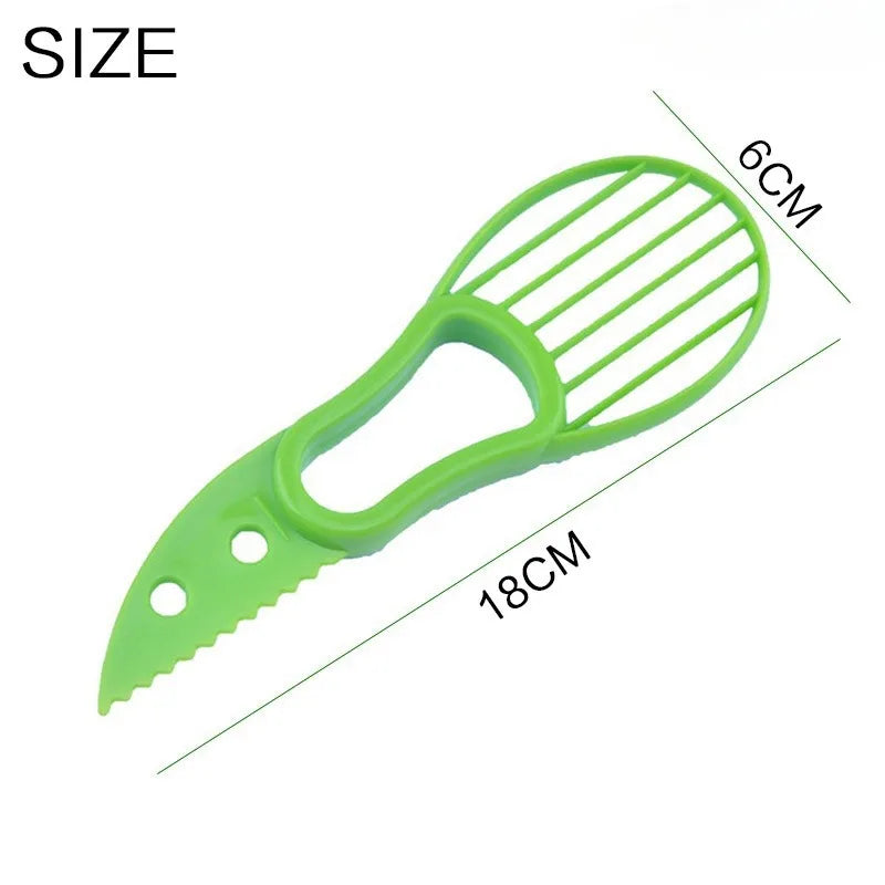 3-in-1 Avocado Slicer – Cut, Pit & Slice Safely in Seconds